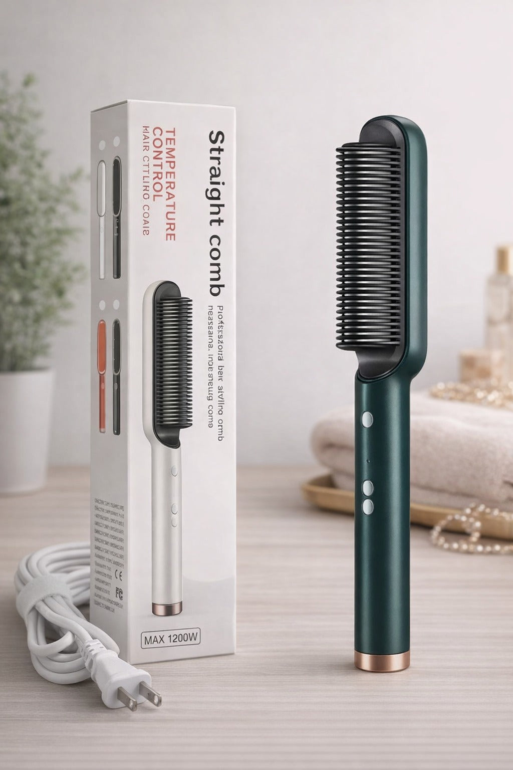 straight comb hair straightener
